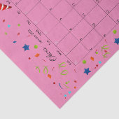 ハッピーバースデー2022年1月ティッシュペーパー 薄葉紙 (詳細)