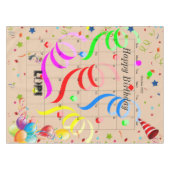 ハッピーバースデー2022年10月テーブルクロス テーブルクロス (正面(横))