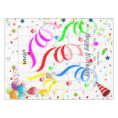 ハッピーバースデー2022年2月テーブルクロス テーブルクロス (正面(横))