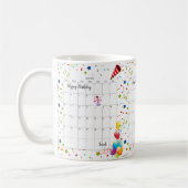 ハッピーバースデー2022年4月マグカップ コーヒーマグカップ (左)