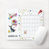 ハッピーバースデー2022年7月カレンダーマウスパッド マウスパッド (マウス)