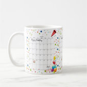 ハッピーバースデー2022年7月マグカップ コーヒーマグカップ (左)