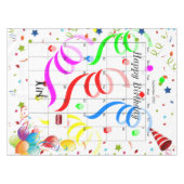 ハッピーバースデー2022年9月テーブルクロス テーブルクロス (正面(横))