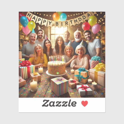 ハッピーバースデー2024/2025 シール (シート)