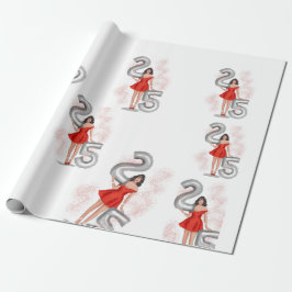 ハッピーバースデー25 ラッピングペーパー