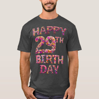 ハッピーバースデー29日 Tシャツ