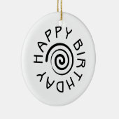 ハッピーバースデー2 セラミックオーナメント (右)