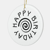 ハッピーバースデー2 セラミックオーナメント (左)