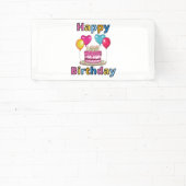 ハッピーバースデー2x1ビニールバナー 横断幕 (インサイチュ)