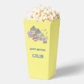 ハッピーバースデー3小豚パーティーパーソナライズ フェイバーボックス (はじけた状態)