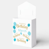 ハッピーバースデー3月の誕生日のお願いボックス フェイバーボックス (オープン)