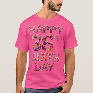 ハッピーバースデー36日 Tシャツ