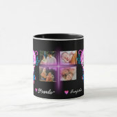 ハッピーバースデー4写真ギフト マグカップ (中央)