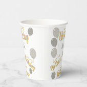 ハッピーバースデー4月の誕生日紙カップ 紙コップ (右)