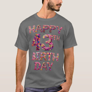 ハッピーバースデー43日 Tシャツ