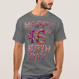 ハッピーバースデー46日 Tシャツ