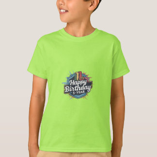 ハッピーバースデー5年Tシャツ Tシャツ