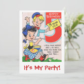 ハッピーバースデー5歳イナイト 招待状 (スタンド正面)