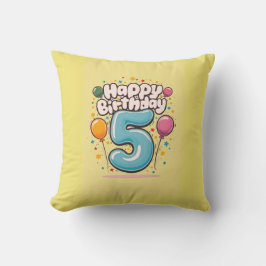 ハッピーバースデー5 クッション