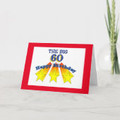 ハッピーバースデー60クリスチャンカード カード (正面)