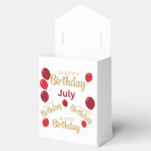 ハッピーバースデー7月の誕生日のお願いボックス フェイバーボックス (オープン)