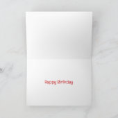 ハッピーバースデー7月4日ドイツの羊飼い犬 カード (内部)