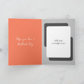 ハッピーバースデー70今日コーラルグレー カード (内部)