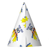 ハッピーバースデー80歳 パーティーハット (裏面)