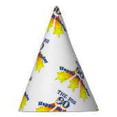 ハッピーバースデー80歳 パーティーハット (右)