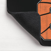 ハッピーバースデー8th 8歳バスケットボールボーイズEigh マウスパッド (コーナー)