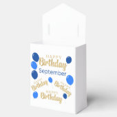 ハッピーバースデー9月の誕生日のお願いボックス フェイバーボックス (オープン)