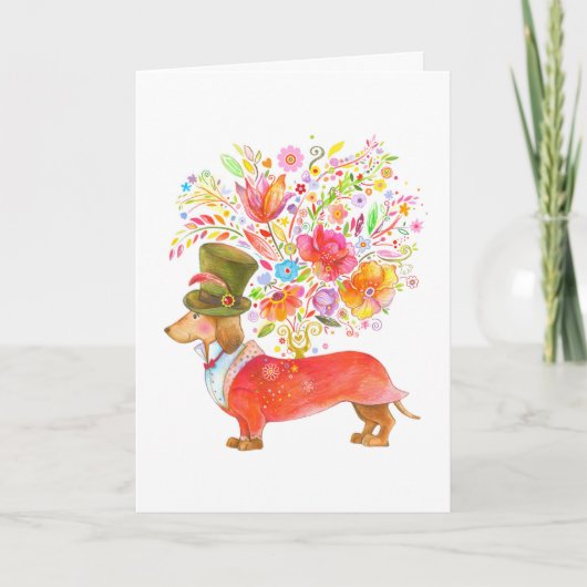 ハッピーバースデー! あなたの忠節な紳士から カード (正面)