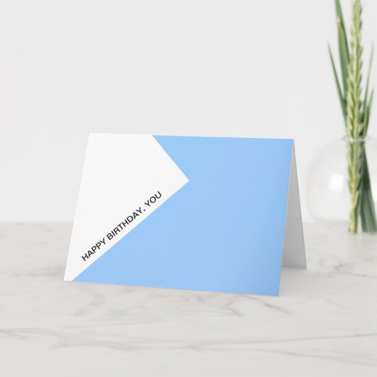 ハッピーバースデー、あなた カード (正面)