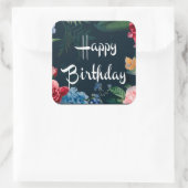 ハッピーバースデー、いつも咲く。 スクエアシール (バッグ)