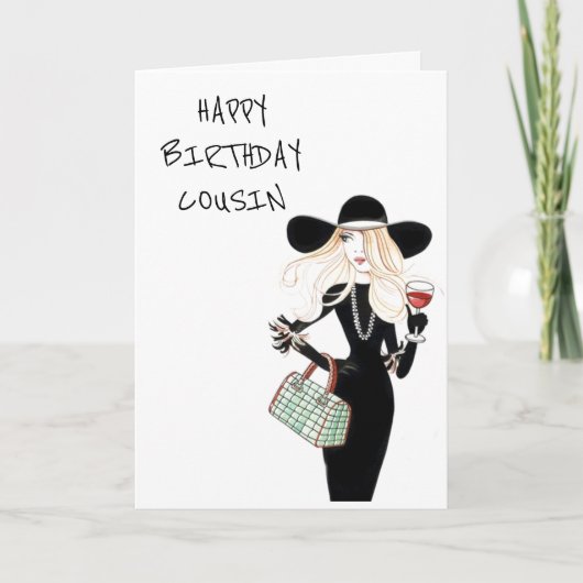 ハッピーバースデー***いとこのカード*** カード (正面)