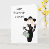 ハッピーバースデー***いとこのカード*** カード (黄色い花)