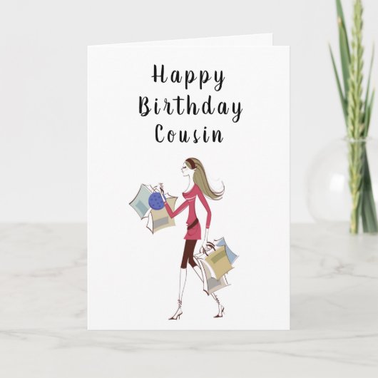 ハッピーバースデー***いとこの***カード カード (正面)