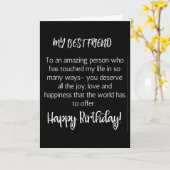 ハッピーバースデー*いとこの* & FRIEND! カード (黄色い花)