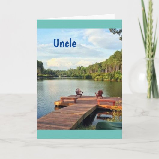 **「ハッピーバースデー***おじさんカード カード (正面)