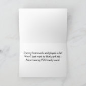 ハッピーバースデー**お父さん**サービス! カード (内部)