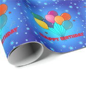 ハッピーバースデー、お祝いデザイン、 ラッピングペーパー (ロールコーナー)