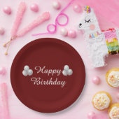 ハッピーバースデー、お祝いバルーン ペーパープレート (パーティー)