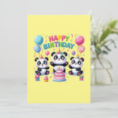 ハッピーバースデー、かわいいおもしろい、 シーズンカード (スタンド正面)