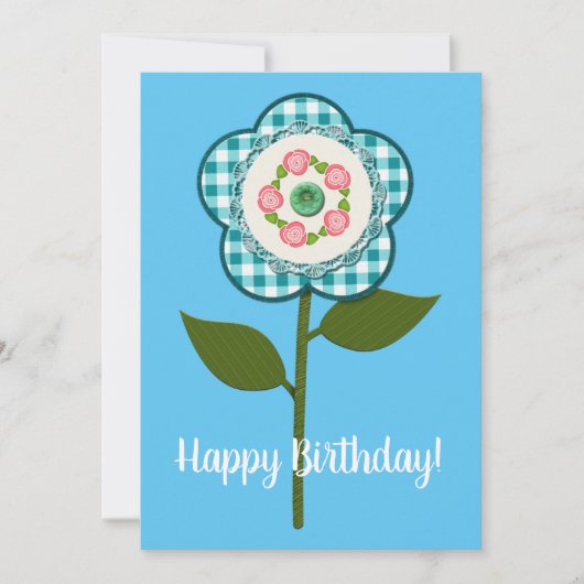 ハッピーバースデー!かわいらしフェイク生花 (正面)