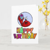 ハッピーバースデー – がん カード (黄色い花)