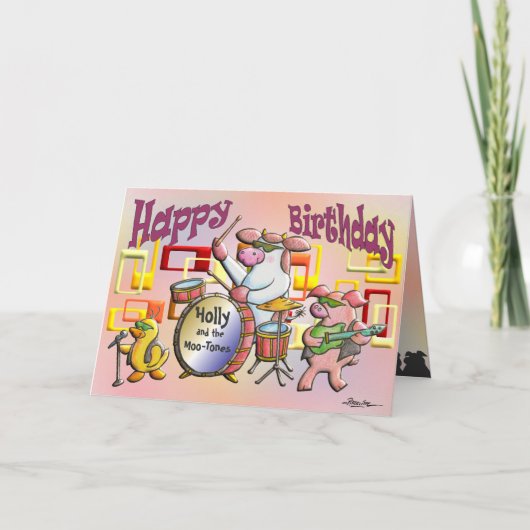 ハッピーバースデー! この岩! カード (正面)