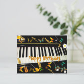 ハッピーバースデー_はがき ポストカード (スタンド正面)