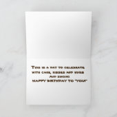 「ハッピーバースデー」を歌おう***子供に***** カード (内部)