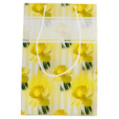 「ハッピーバースデー」を「Yellow Daffodils Photography」と命名 ミディアムペーパーバッグ (裏面)