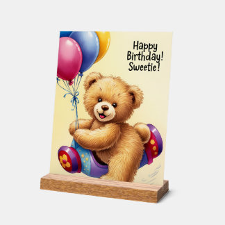 ハッピーバースデー アクリルサイン